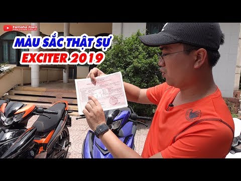 Video Màu sắc thực của Exciter 150 2019 trên giấy tờ là gì? - youtube