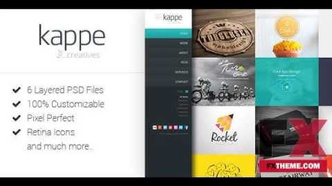 Creative Full Screen HTML5 Template  Fxtheme  by Ezra Nigellus