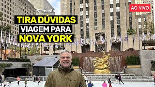 🔴 Ao vivo: Tira dúvidas sobre viajar para Nova York