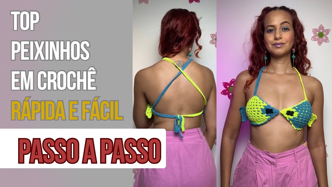 Top Peixinhos em Crochê 🐟✨ | Biquíni Criativo, Rápido e Fácil para o Carnaval