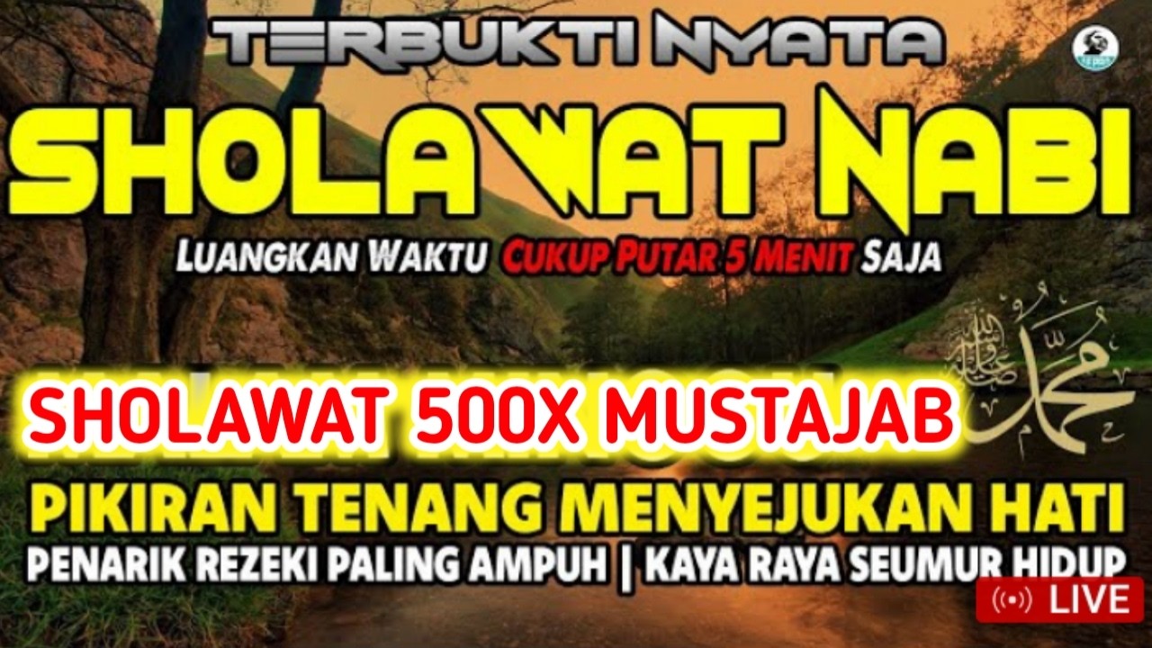 PELUNAS HUTANG - SHOLAWAT  MEMBUKA PINTU REZEKI - LUANGKAN WAKTU SEJENAK - CUKUP PUTAR 5 MENIT SAJA