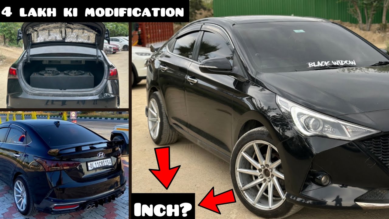🔥🔥Hyundai Verna🔥 Full Modified🔥90 hazar की लगवा दी Body kit😱 Loud