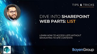SharePoint Web Parts: List