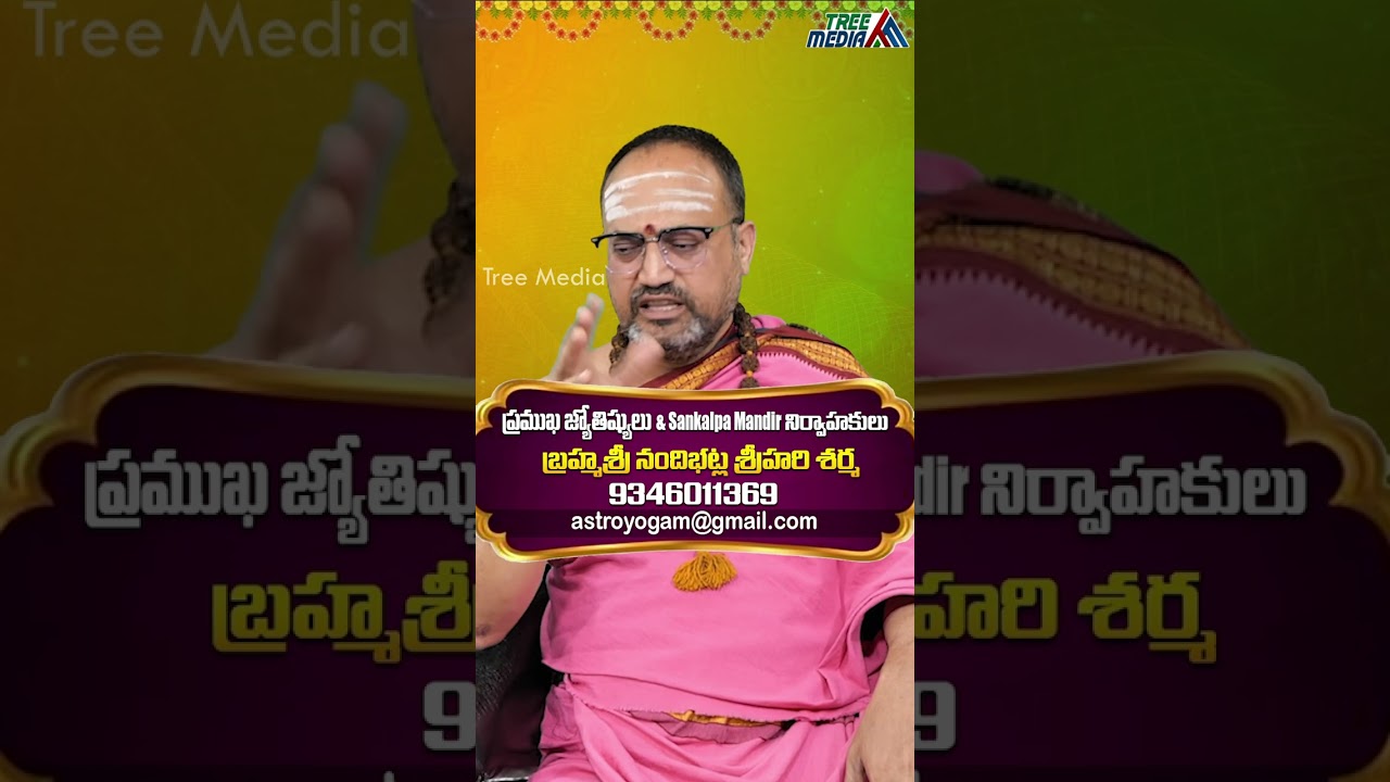 ఈ ఆదివారం వచ్చే అమావాస్య కి ఏమి చెయ్యాలి | Nandibhatla Srihari Sharma | Remedies | Tree Media