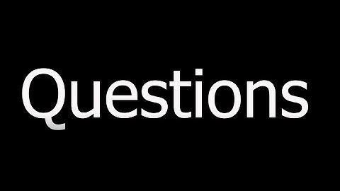 How to sign Questions in BSL