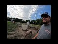 Building a base for the pig feeder