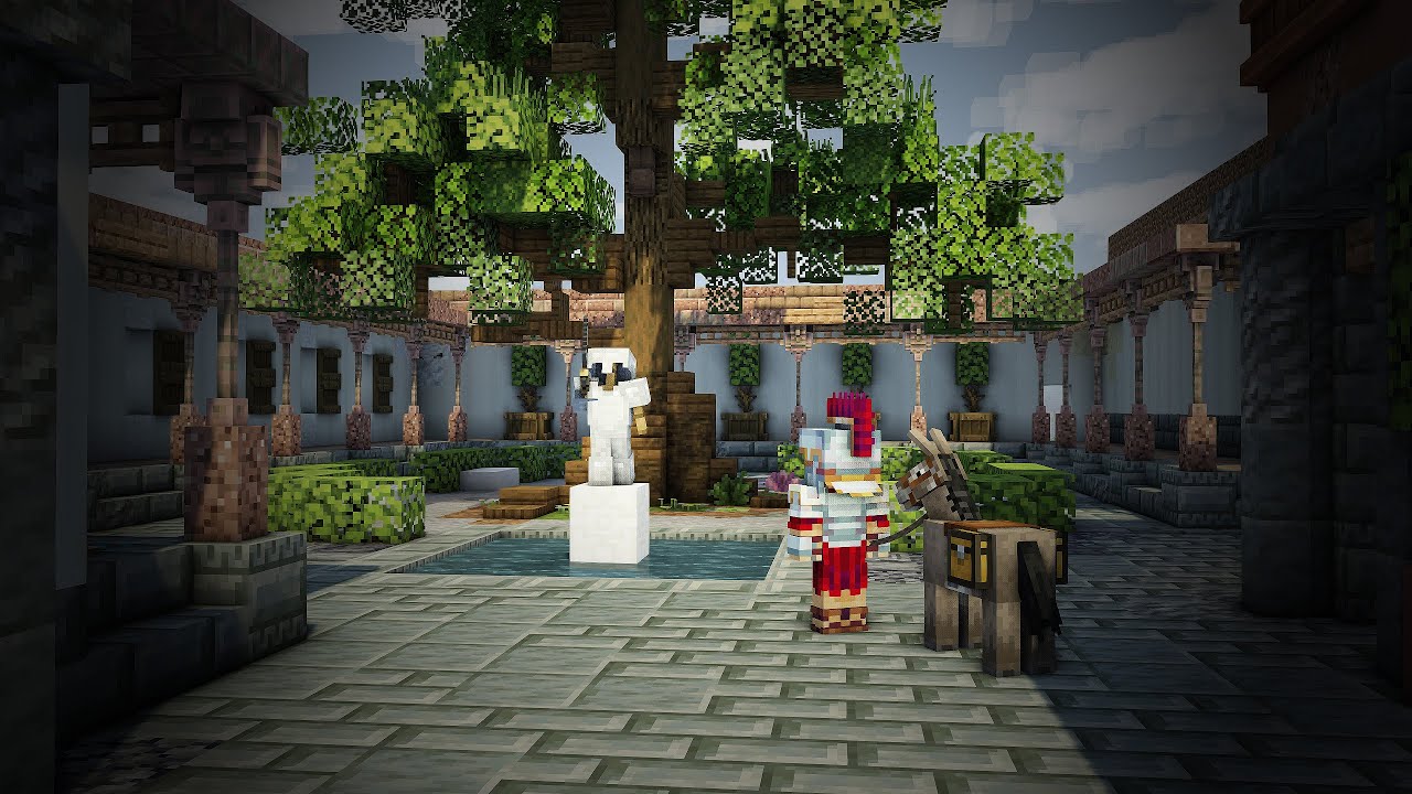 Hermitcraft 11: Ep.2 - Building the Roman Courtyard!