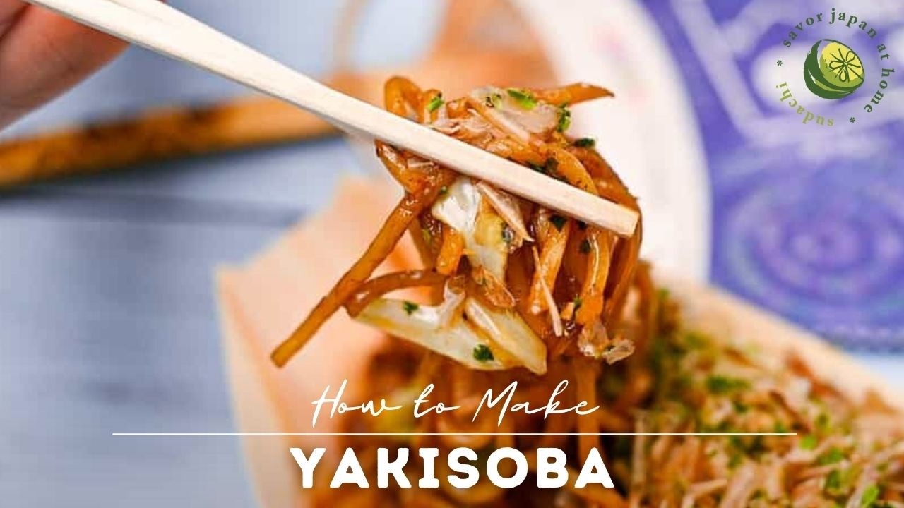 How to Make Authentic Japanese Yakisoba | 15-Minute Street Food at Home