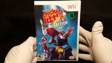 Chicken Little: Ace in Action Unboxing (Wii) | Game Manual, Box Art, UMD Disc, Full Case