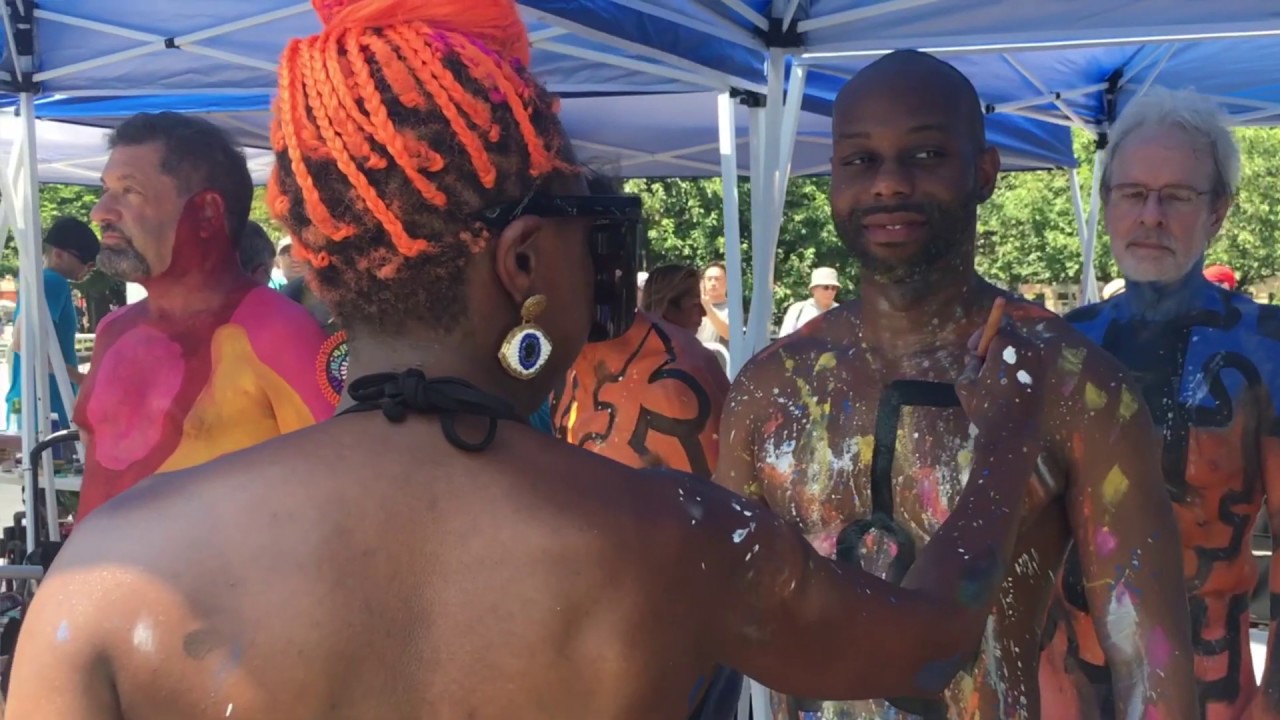 Nude Body Painting Comes To Bushwick - YouTube