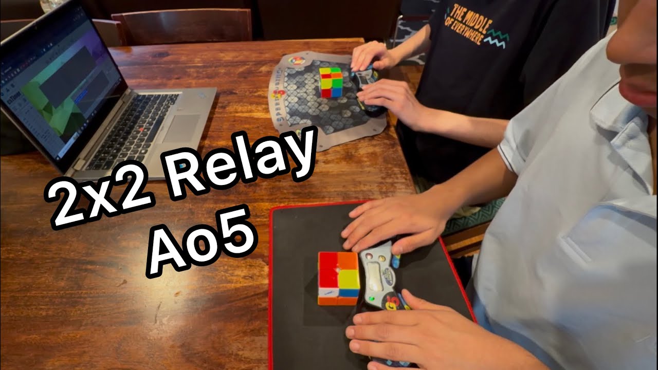 (World Best) 2.43 2x2 2-Man Relay Average! (+1.74 PB single)