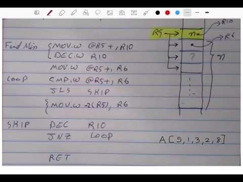 Find Min in Assembly