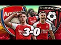 ARSENAL 3-0 BOURNEMOUTH: We keep on going! Saka, Trossard & Rice all score!