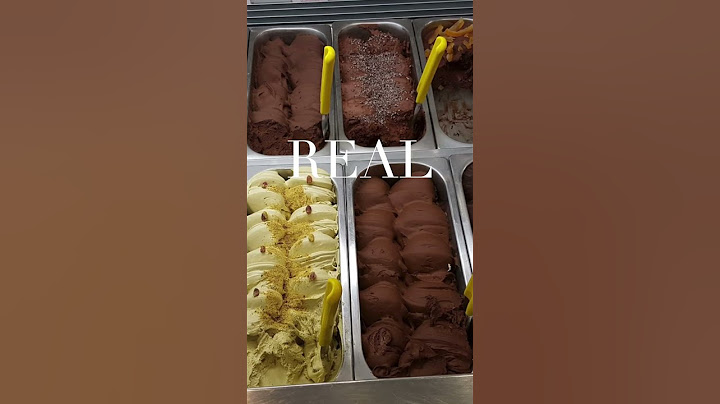 REAL vrs FAKE Gelato in Italy