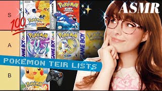 🅰🆂🅼🆁 Ranking Pokemon Starters, Mainline Games & Types 🔥💯~! Keyboard Typing ✧ Whispered Teir List screenshot 5