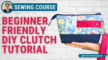 Stylish Clutch Bag DIY | Step-by-Step Sewing for Beginners