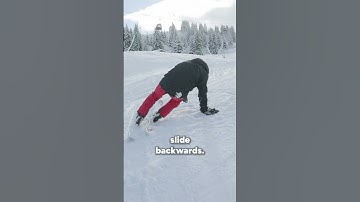 What to do when you fall over! When learning to ski, don’t be scared of falling!