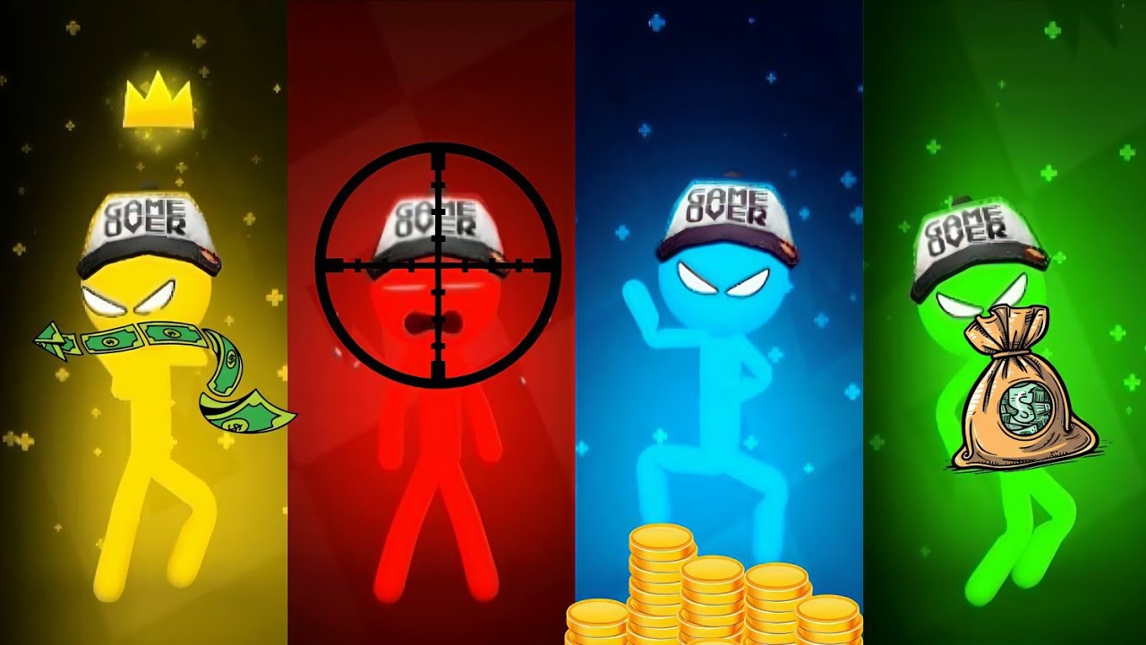 👀 No Commentary 🔥 Stickman Party MiniGames Random Gameplay ❤️ Offline Android Game Play ⚔️ 
