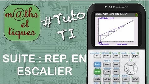 SUITES : Afficher une représentation en escalier d