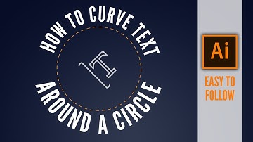 Curving text around a circle - Adobe Illustrator CC tutorial