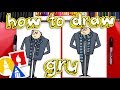 How To Draw Gru From Despicable Me