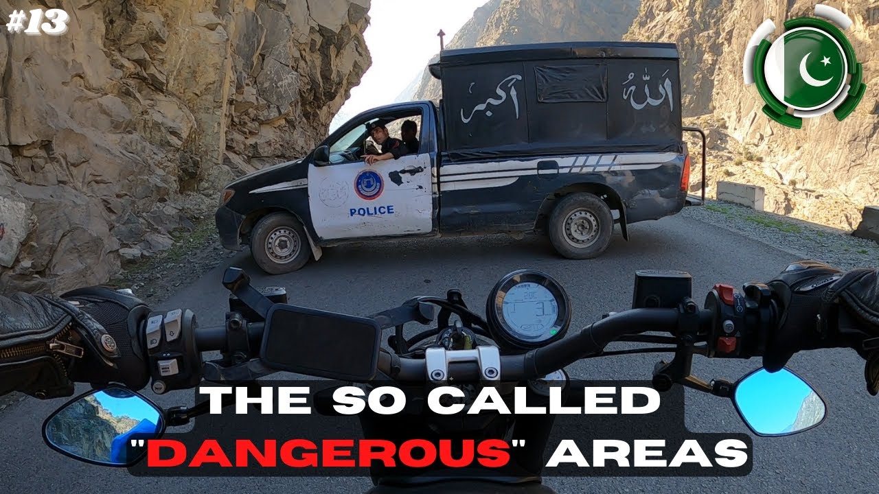 Pakistani Police on my back! Ride with me in the so called 