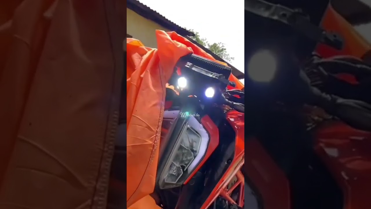 ktm Duke 390 mini Driving Fog light install Duke 390