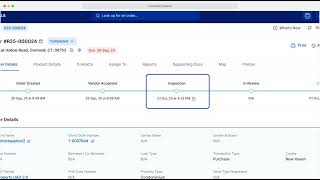 Order Management Demo - Order Timeline