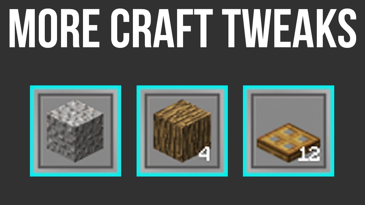 Minecraft 1 13 Craftable Gravel 4 Bark 12 Trapdoors Datapacks