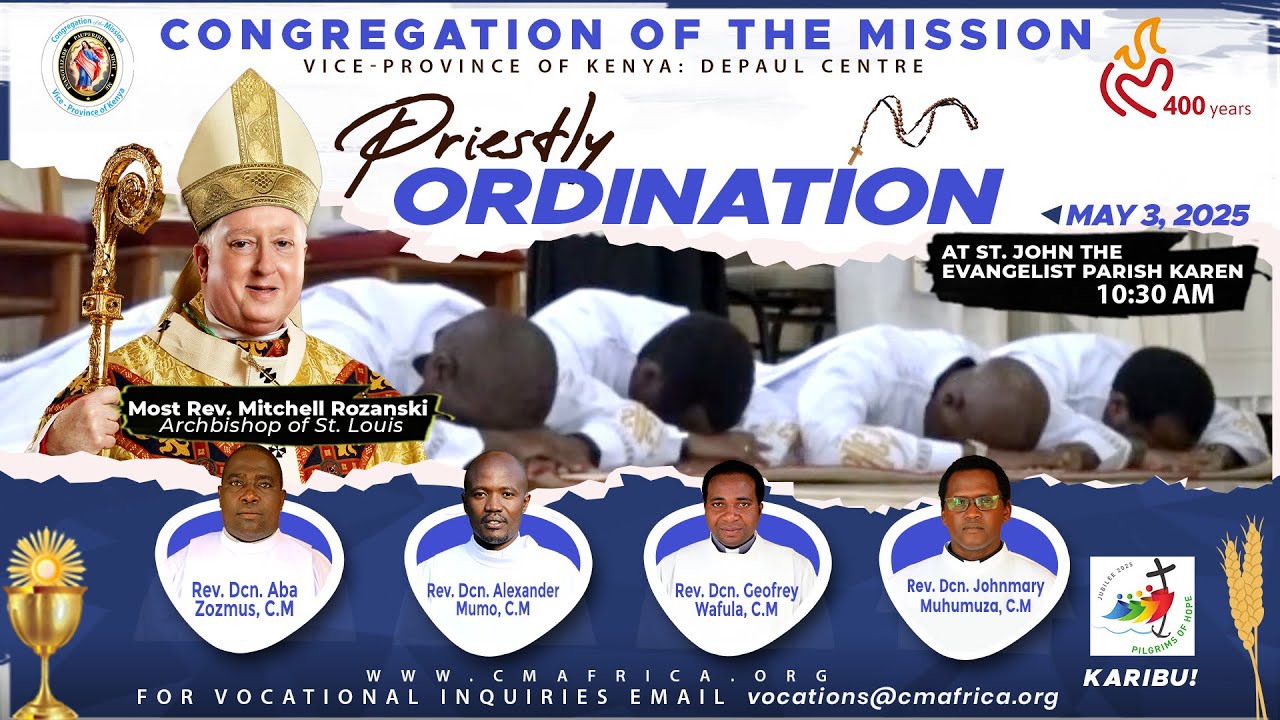 Congregation of the Mission Priestly Ordination 2025