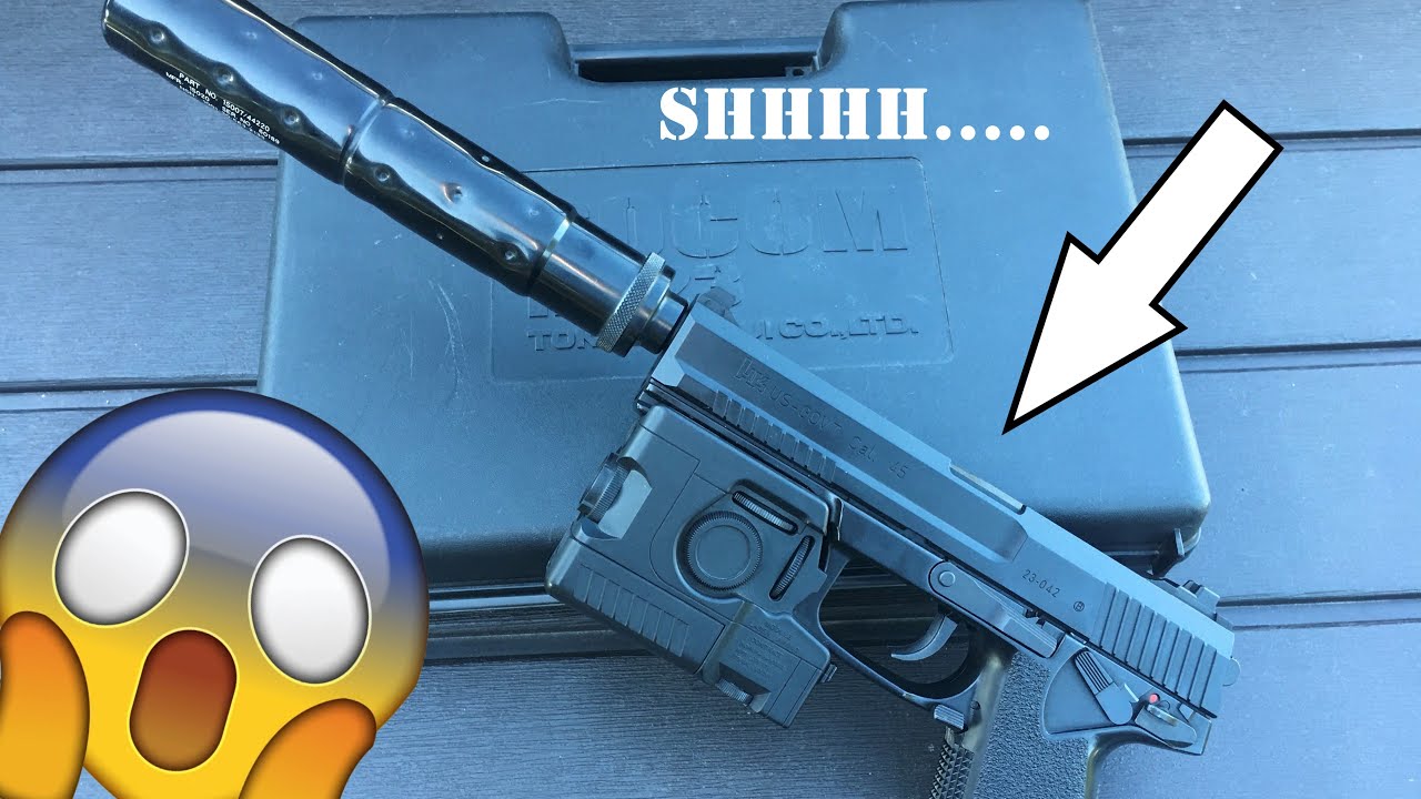 INSANE SUPPRESSED AIRSOFT PISTOL Opening the Tokyo Mauri Mk23 NBB