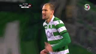 Goal | Golo Bas Dost (g.p.): Sporting (2)-4 Benfica (Liga 18/19 #20)