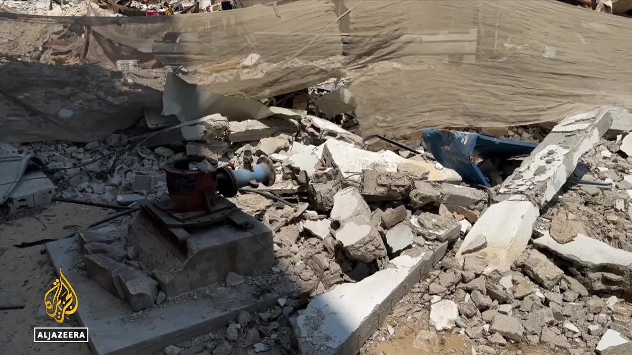 إسرائيل تستهدف محطات تنقية المياه في غزة