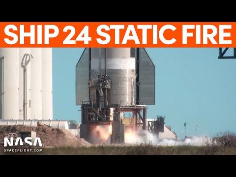 Starship 24 Static Fire | SpaceX Boca Chica