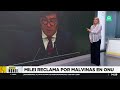 "Es una organización inútil": La furiosa intervención de Javier Milei en la ONU por las Malvinas