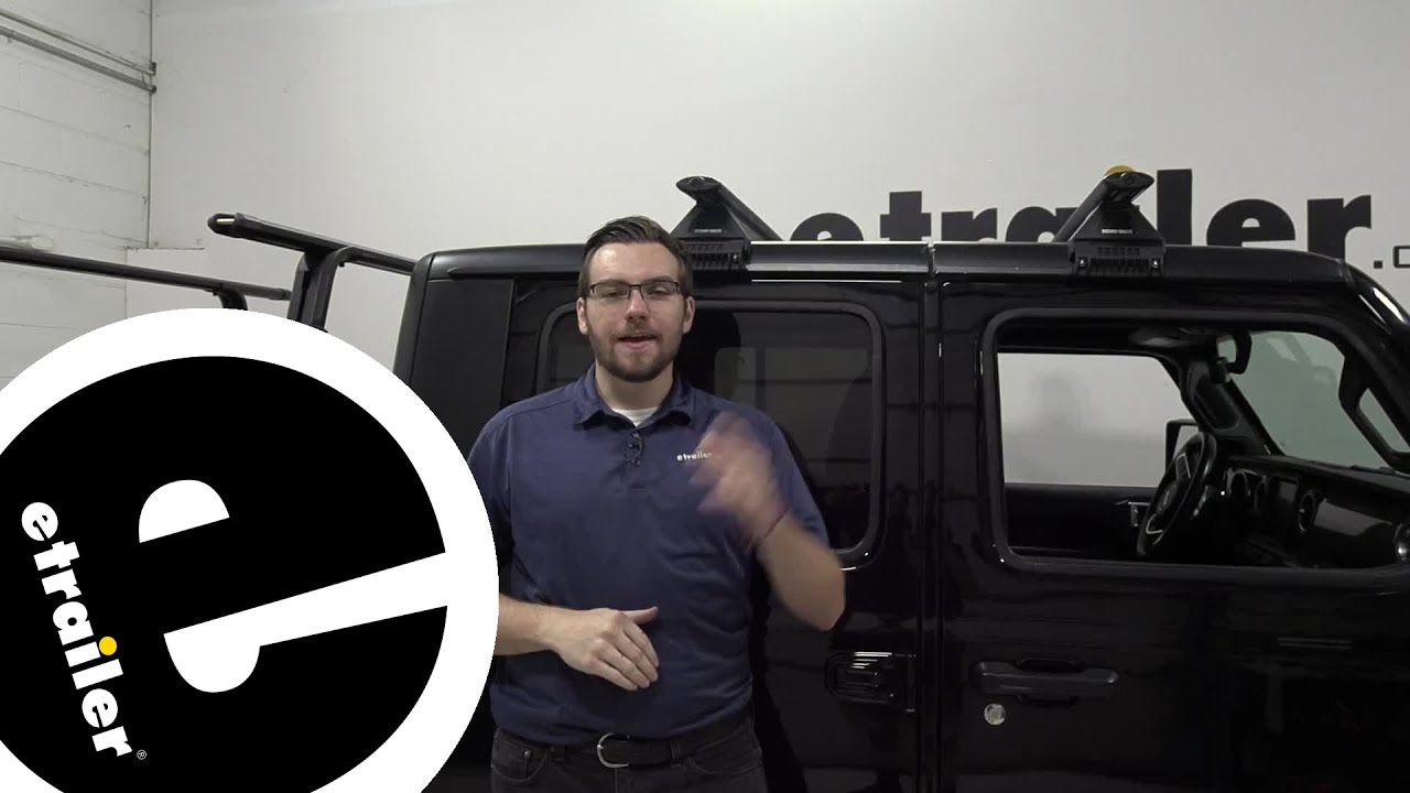 etrailer | DIY 2020 Jeep Gladiator Installation for the Rhino-Rack Roof Rack Legs