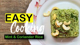 How To Cook Mint & Coriander Rice | Simple Recipe | Indian Food | Escaped Spices