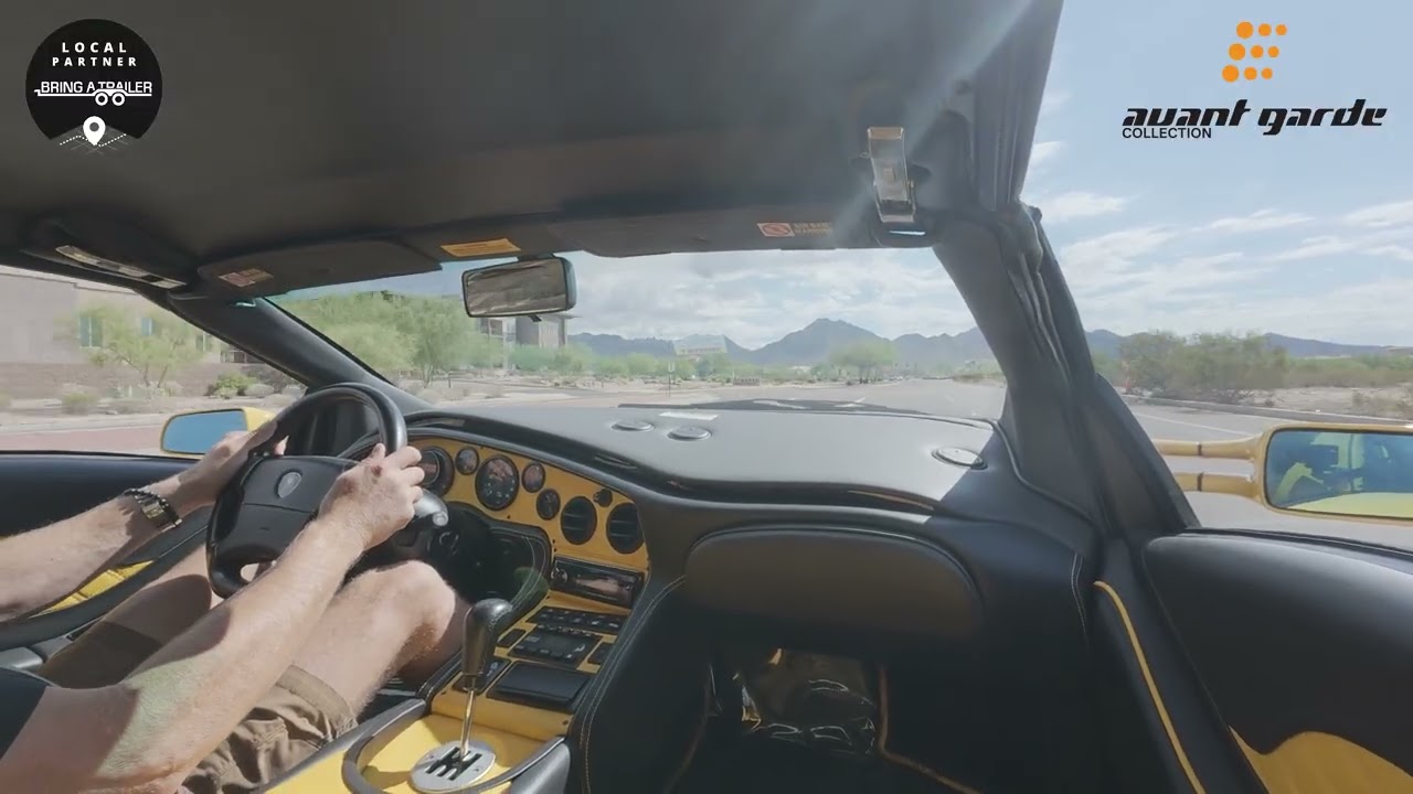 9k-Mile 1999 Lamborghini Diablo VT Roadster Test Drive (External