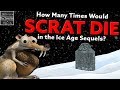How Many Times Would Scrat DIE in the Ice Age Sequels? (Scrat: Part 2) [Theory]