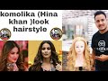 Komolika (Hina khaan) open Celebrity look / open curls pattern hairstyle /How to do curls by curler