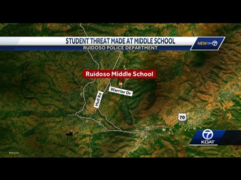 Student removed at Ruidoso Middle School after shooting threat