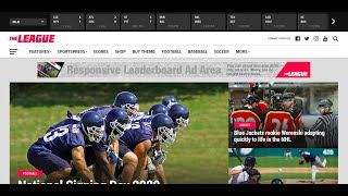 The League - Sports News & Magazine WordPress Theme | Sports News Website screenshot 2