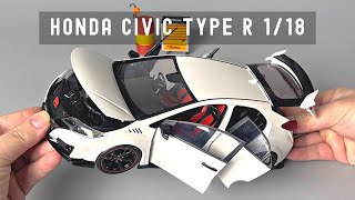 Unboxing Review Honda Civic Type R Ebbro Model Cars 118 Scale