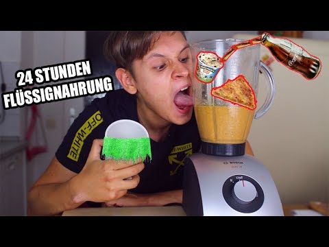 24 Stunden ALLES FLÜSSIG ESSEN??(Flüssignahrung)