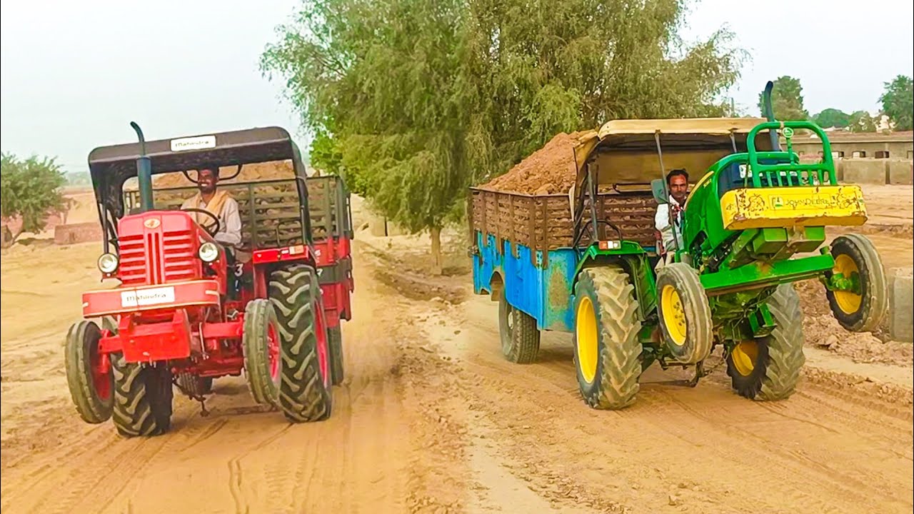छोटे ट्रैक्टर देख कर भीड़ मत जाना भैया यह दोनों शेर है | Mahindra 265 vs John Deere 5036D full load