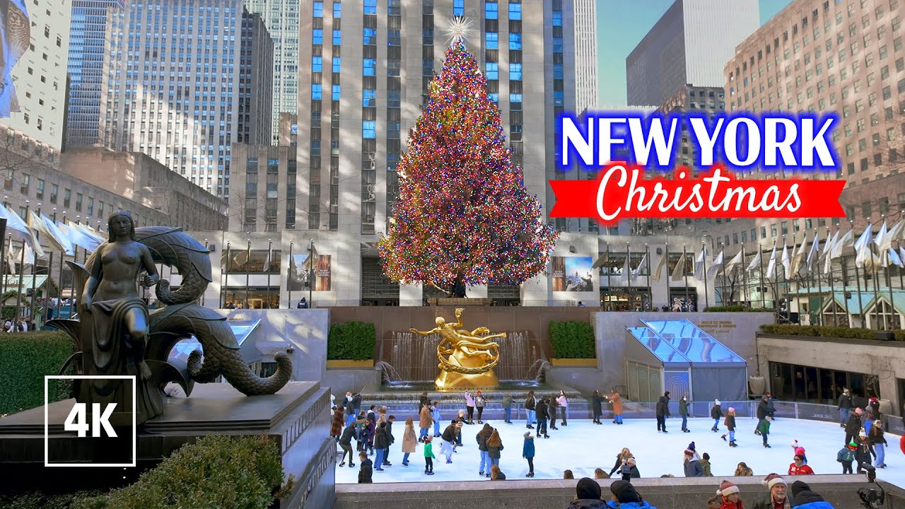 Walking around Manhattan on Holidays 2025 - Walking Tour 4k