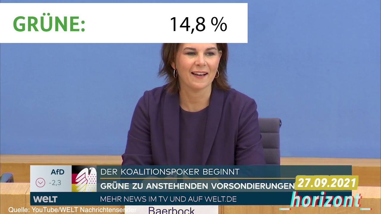 Baerbock: "Wir haben einen klaren Auftrag von den Wählerinnen und Wählern bekommen..."