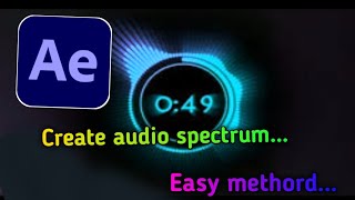 How to crate Reactive Audio Spectrum Waveform Effects in Adobe after Effects ( malayalam tutorial ) screenshot 2