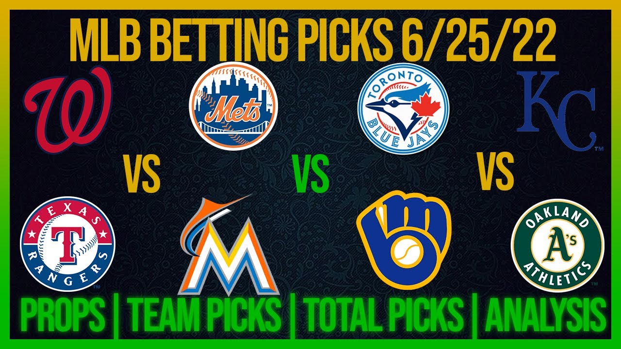 FREE MLB Picks 6/25/22 MLB Betting Picks and Predictions Today Free