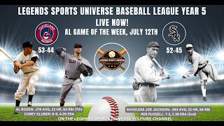 LSUBL YEAR 5 AL GOTW 7/12: INDIANS (53-44) @ WHITE SOX (52-45)